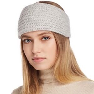 Rib-Knit Cashmere Headband